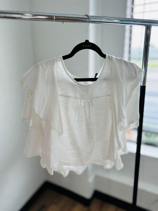 Flowing White Tee