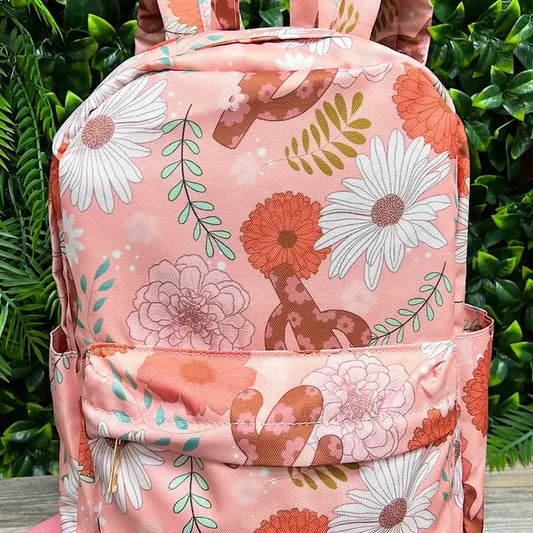 Floral Cactus Backpack