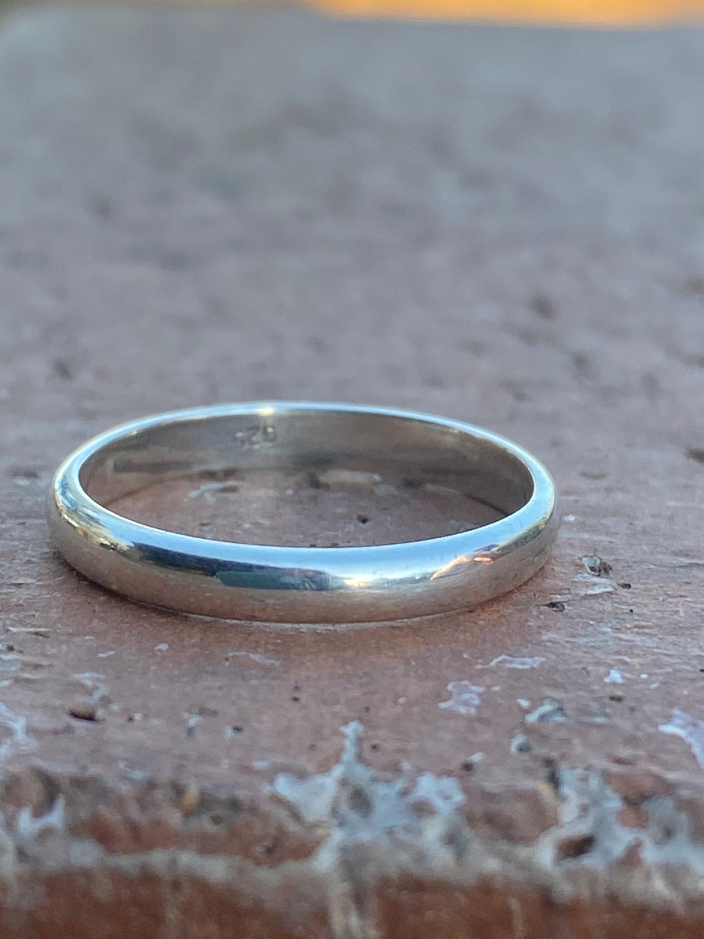 Handmade Sterling Silver Wedding Band Band Ring